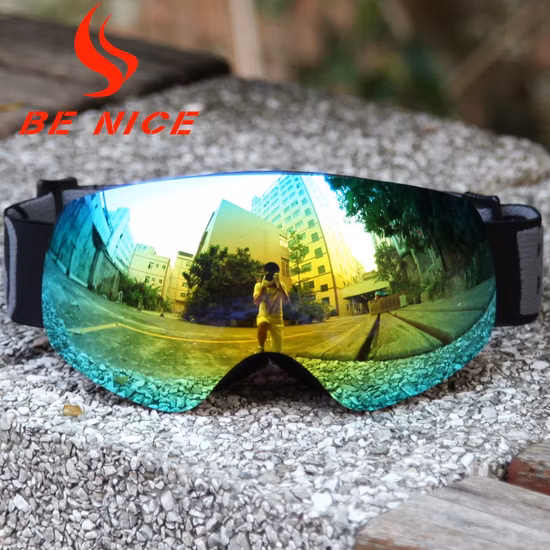 Protective Snowboard Goggles Dual Lens Revo Coating UV400 High Quality Ski Eyewears
